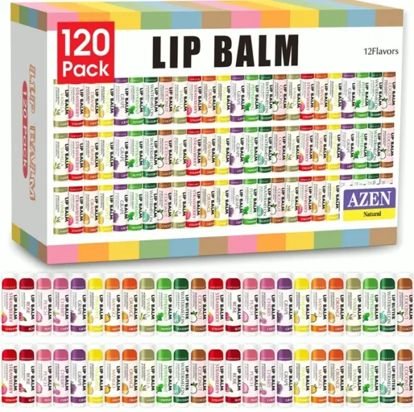 AZEN 120 Piece Lip Moisturizer, Natural Lip Care