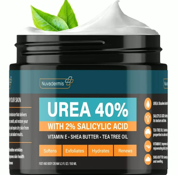 Urea Lotion 40% for Feet - 2% Salicylic Acid - Jar