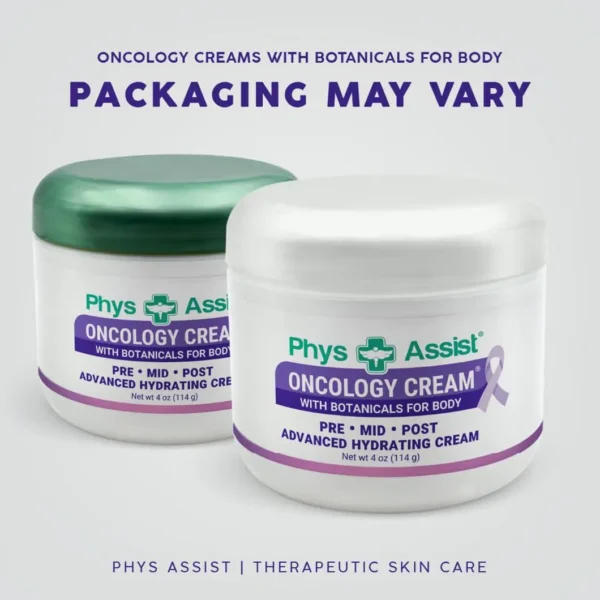 Oncology Treatment Cream & Balm, 4oz, Hydrates Sensitive Dermis