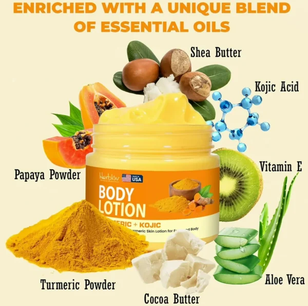 Turmeric & Lightening Body Butter - Natural Skin Lightener