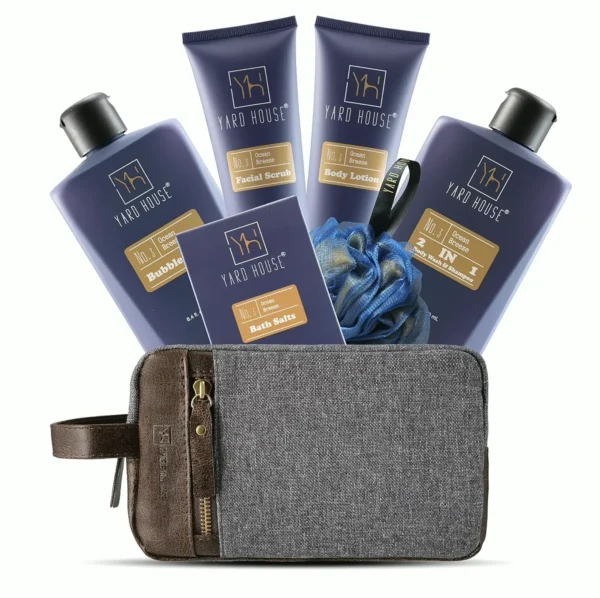 Organic Spa Gift Basket for Men - Ocean Breeze