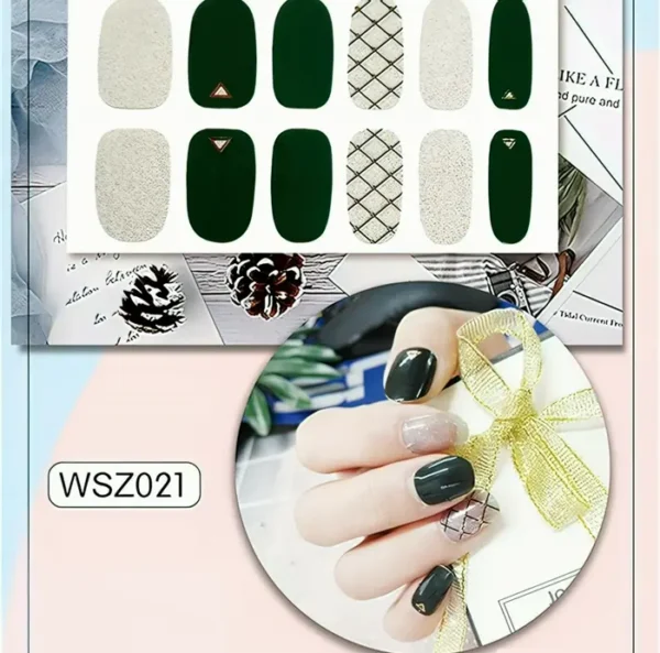 Stylish 3D Nail Decals for Ladies