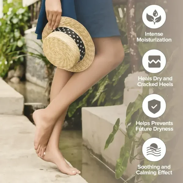 Zaaina Foot Balm Stick, All-Natural Heel Cream for Quick Relief
