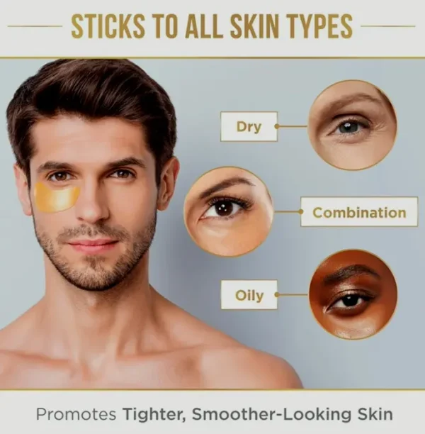 DERMO Golden Glow Under Eye Masks (20 Pairs)
