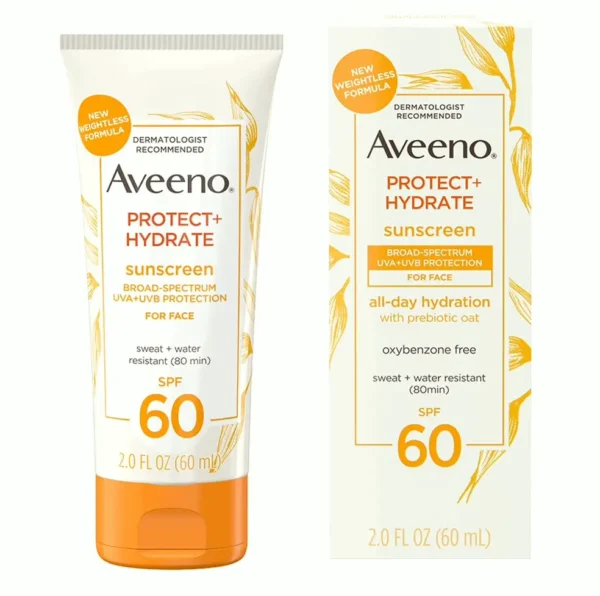 Aveeno Protect + Hydrate SPF 60 Moisturizing Sunscreen 2.0oz