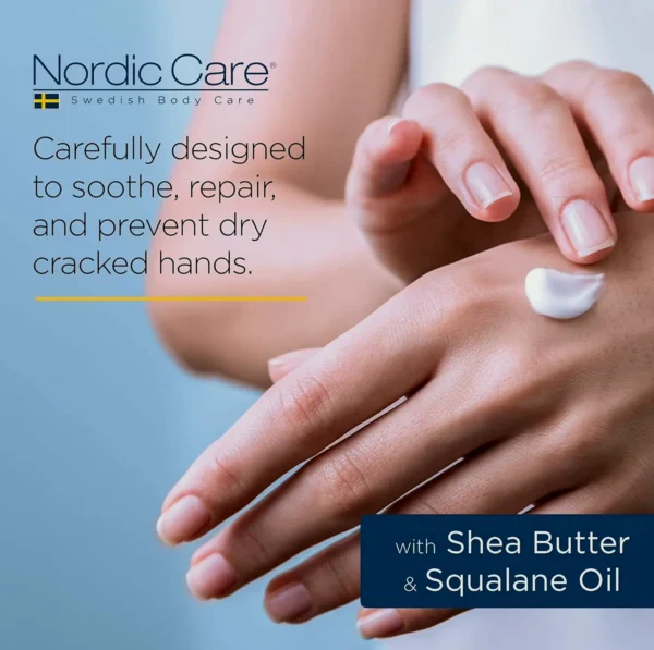 Scandinavian Care Hand Lotion, 6 oz. | Karite Balm Skin Cream for Dry Hands