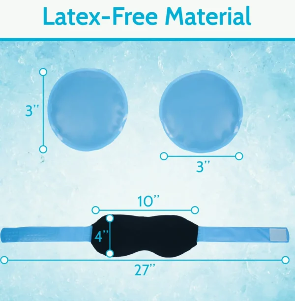 Arctic Chill Ice Eye Mask For Hot & Cold Therapy