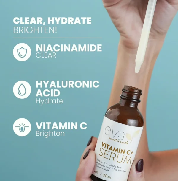 Eva Vitamin C Face Serum with Hyaluronic Essence