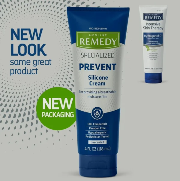 Medline Silicone Cream, Fragrance-Free, 4 oz