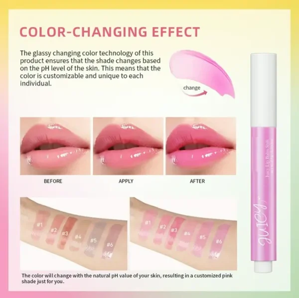 MAEPEOR Tinted Lip Gloss 6 Shades Hydrating