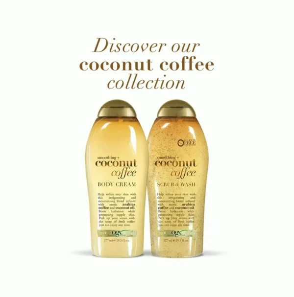 OGX's Smoothing Coconut-Enriched Coffee Body Exfoliant, 19.5 Fl Oz
