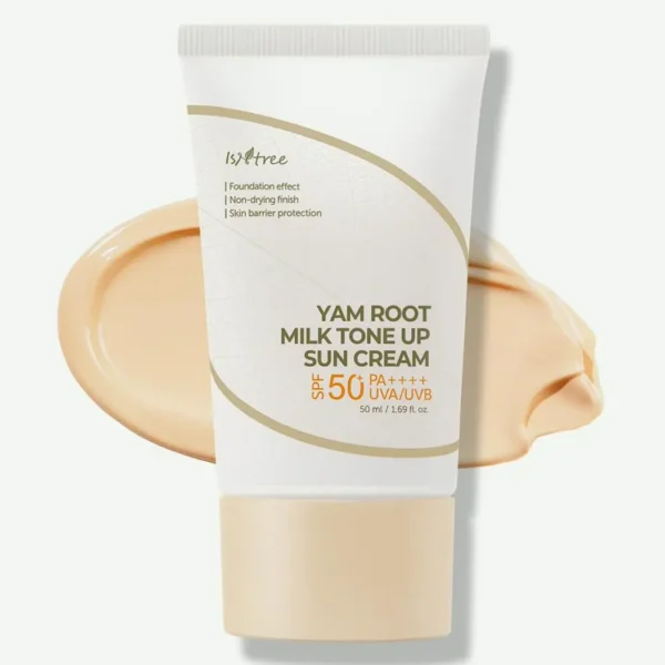 IS N TREE Yam Root Cream SPF50+ Tinted Sunscreen 50ml