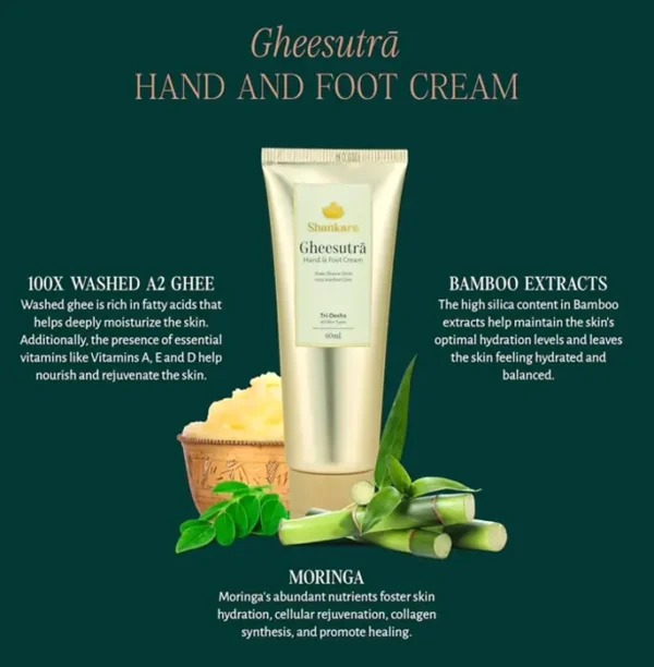 Gheesutra  Hand and Foot Moisturizer with A2 Ghee