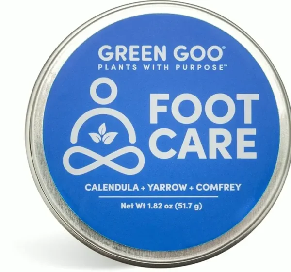 Greenish Goo Organic Foot Balm, 1.82 oz Container