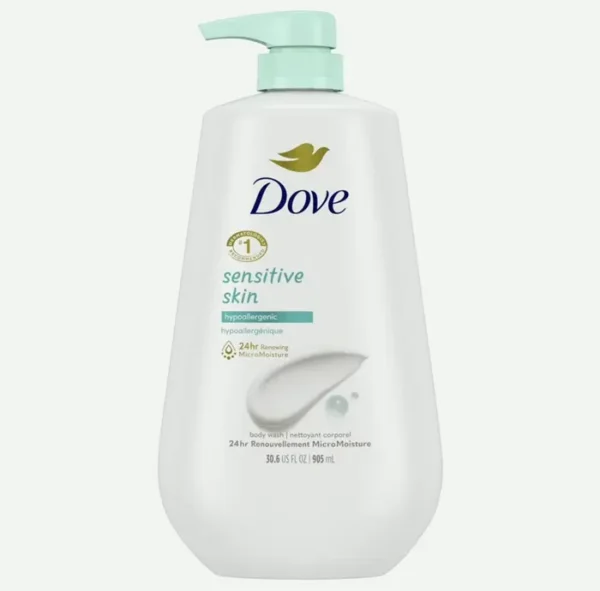 Dove's Hypoallergenic Skin Cleanser and Pump, 30 oz